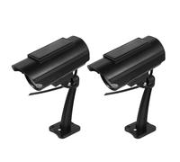 KOMBIUDA 2 Pièces Lot de 2 Fausses Dôme Réalistes sans Batterie Simulation Haute Précision Installation Flexible pour Intérieur et Extérieur Caméra Discrète Antivol Moniteur de Simulation