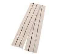 KOMBIUDA 2 Pièces Lot de 2 Mèches à Huile en Coton Tressé 22 Cm X 5 Cm pour Lampe à Pétrole, Remplacement Solide pour Lanternes de Camping et Brûleurs à Huile, Usage Intérieur et Extérieur