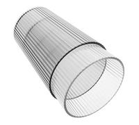 KOMBIUDA 2 pièces Lot de Gobelets de Salle de Bain Transparants Incassables pour Rangement Brosse à Dents Couple Gobelet de Rangement Pratique et Réutilisable pour Salle de Bain Au Design