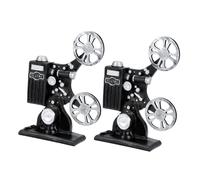 KOMBIUDA 2 Pièces Modèle de Projecteur de Film Rétro Résine de Décoration Vintage pour Maison Bureau et Salle de Cinéma pour Photographie et Accessoires Décoratifs