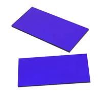 KOMBIUDA 2 Pièces Plaques Cobalt pour Expériences de Réaction de Couleur de Flamme Accessoire pour Laboratoire de Chimie Outil Enseignement Scolaire