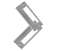 KOMBIUDA 2 Pièces Plaques de Renfort pour Serrure de Porte Couvre Pêne Dormant Renforts de Gâche pour Sécurité Entrée Installation Facile avec Vis