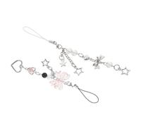 KOMBIUDA 2 Pièces porte-clés arc Charme mignon joli porte-clés pour téléphone chaîne téléphonique Pendent de téléphone mobile jolies breloques de téléphone pendentif mobile Plastique