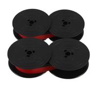KOMBIUDA 2 pièces Ruban Machine Écrire Rétro pour Machine à Écrire Manuelle Ruban Encreur Rouge et Noir Compatible et Fiable pour Usage Bureau et Maison