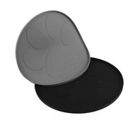 KOMBIUDA 2 Pièces Tapis Alimentation Antidérapant pour Chien et Chat Étanche avec Protection Sol et Anti-débordement pour Bols Eau et Nourriture Facilite la Digestion