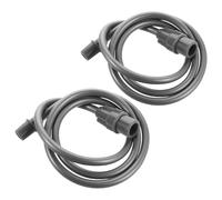 KOMBIUDA 2 Pièces Tube de Rallonge pour Ventouses Sous Vide Gris Connecteur Flexible pour Pompe Manuelle Prolongateur pour Massage Dos sans Assistance Réutilisable et Transparent