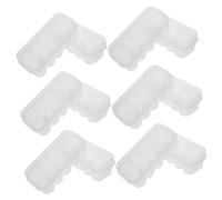 KOMBIUDA 20 pièces Boîte de Rangement Plastique Transparente pour Flacons Organiseur Étanche et Portable pour Laboratoire et Congélateur Support Compact pour Tubes à Essai