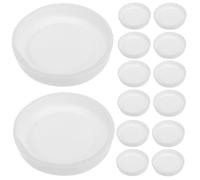 KOMBIUDA 20 Pièces Bouchons Plastique Ronds Embouts Protection Tubes Kraft Pour Expédition Caps Étanches et Solides Pour Tubes Papier Installation Facile
