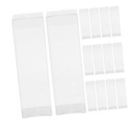 KOMBIUDA 20 Pièces Doll Showcase Box Coffre De Rangement Cas De Chiffre en Vinyle Boîtier en Vinyle à Collectionner Boîtier De Rangement De Jouets Pet Transparent