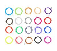 KOMBIUDA 20 Pièces Recharges Filament Pcl Basse Température Couleurs Aléatoires Matériau Écologique Non Toxique pour Stylo Impression Garçon Fille et Artistes