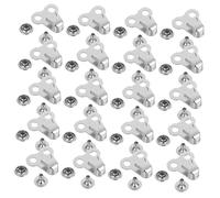 KOMBIUDA 20 Pièces Rivets et Œillets de Chaussures Fixations pour Lacets de Bottes Kit de Réparation Diy pour Randonnée et Usage Accessoires