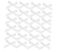 KOMBIUDA 200 pièces Mini Satin Ribbon Bows Pre-Tied for Wedding Decoration Craft Ribbon Bows Small Wrap DIY Party Favors Christmas Holiday Decor