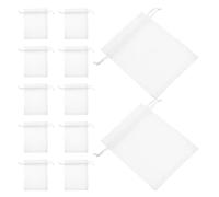 KOMBIUDA 200pièces Pochettes Bijoux Organza Petits Sachets à Cordon pour Colliers et Accessoires Sacs de Voyage et Emballage pour Cadeaux et Rangement Quotidien