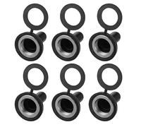 KOMBIUDA 20pcs Capuchons à Bascule Étanches et Anti-poussière en Plastique Noir pour Protection D’ Interrupteurs à Bascule Adaptés aux Remplacements