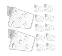 KOMBIUDA 20pièces Diviseur Séparateur De Réfrigérateur Séparateur De Congélateur Clip De Porte Latérale Organisateur Étagères