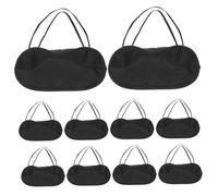 KOMBIUDA 24 Pièces Masque de Sommeil Polyester Bande Élastique Occultant Complet Confortable et Léger pour Voyage Jeux et Sommeil Nocturne