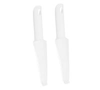 KOMBIUDA 2pièces à Raclette pour Balai Accessoires pour Seau à Serpillère Grattoirs Multifonctionnels à Essorage Automatique Design Pratique pour Surfaces Variées