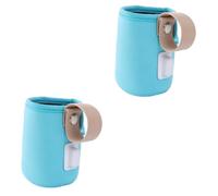 KOMBIUDA 2pièces -biberon Portable Usb Pour Maintien Température Pour Lait Eau Et Jus Voiture Et Déplacement
