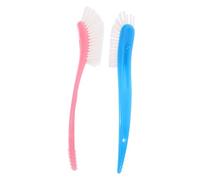 KOMBIUDA 2pièces Brosse De Nettoyage Pour Biberon Lave-bouteilles Multifonction Tête Flexible Manche Pratique Pour Accrocher Convexe Pour Nettoyer Les Parois Intérieures Et Fonds Profonds