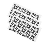 KOMBIUDA 3 Feuilles de Marqueurs Réfléchissants pour Scanner 3D Points de Repère Autocollants Haute Réflexion Épaisseur 015 MM Lot de 50 Points pour Positionnement Précis en