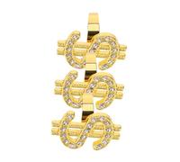 KOMBIUDA 3 pièces Bague Rapper Punk avec Cristaux Accessoire Costume Hip-hop pour Enterrement de Vie de Garçon et Performance Scénique