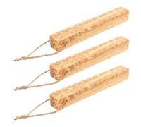 KOMBIUDA 3 pièces Bâtons Allumage Bois de Pin Naturel Allume-feu Résine de Pin pour Cheminée et Camping Allumage Rapide pour Activités Extérieures