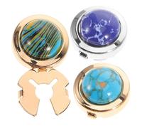 KOMBIUDA 3 pièces Boutons de Manchette Ronds Métal pour Homme Accessoires Élégants de Chemise Bijoux de Vêtements Garantie Sécurisée pour Occasions Spéciales