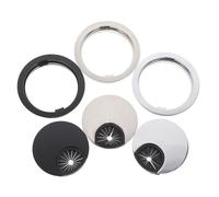 KOMBIUDA 3 Pièces Cache Câbles Rond Organisateur de Fils pour Bureau Couvercle de Trou de Câble de Accessoire de Gestion pour Maison et Bureau