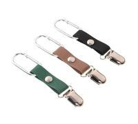 KOMBIUDA 3 pièces Clip Chapeau Multifonction Lot pour Voyage et Plein Air Pince et Compacte pour Sac à Dos Sac à Main Vert Marron et Noir pour Accroche Chapeau de Randonnée et