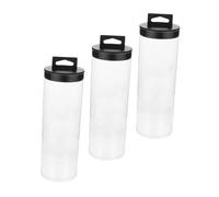 KOMBIUDA 3 Pièces Conteneur Transparent avec Couvercle pour Stockage et Organisation des Activités Intérieures et Extérieures
