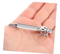 KOMBIUDA 3 pièces Pince à Cravate et Boutons de Manchette Homme Set Crâne Main Style Gothique Accessoire Mariage Soirée Élégant