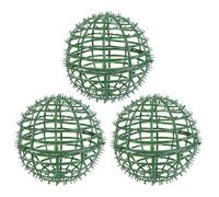 KOMBIUDA 3 Pièces Support pour Boules Topiaires Décoratives en Plastique | Cadre pour Composition de Fleur, Usage Maison et Extérieur, Style Élégant, Facile à Utiliser, Fiable