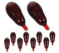 KOMBIUDA 30 pièces Capsules de Sang Factices Halloween Accessoires de Trick Toys pour Fête Cosplay et Prop de Faux Sang pour Jour des Farces et Mascarade