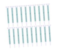 KOMBIUDA 30 pièces Tube de Remplissage Époxy avec Buse Mélangeuse Statique pour Colle Ab Tube Applicateur de Résine à Mélange Déchets Accessoire Pratique PP pour Usage Professionnel
