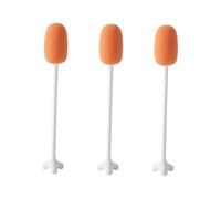 KOMBIUDA 3pièces Brosse De Nettoyage Longue Manche Pour Bouteilles Et Tasses Éponge Spéciale Pour Nettoyage Sans Rayures