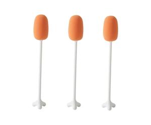 KOMBIUDA 3pièces Brosse De Nettoyage Longue Manche Pour Bouteilles Et Tasses Éponge Spéciale Pour Nettoyage Sans Rayures