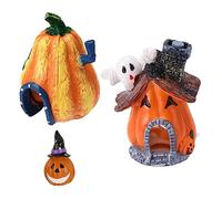KOMBIUDA 3pièces Décoration De Citrouille Halloween pour Aquarium Décoration De Maison Citrouille pour Aquarium Ornement De Festival pour Maison