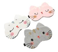 KOMBIUDA 3pièces Masque De Sommeil Garçon Fille Carton Oculaire Mignonne Et Pour Sommeil