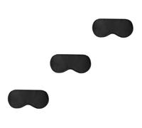KOMBIUDA 3pièces Masque De Sommeil Magnétique Doux Cache-yeux Léger Et Confortable Pour Sommeil Profond Pour Maison Le Voyage Bureau Noir
