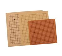 KOMBIUDA 3Pièces Plateau de Go Portable Cuir pour Garçon Fille Jeux de Go Éducatif pour Développement Stratégique Coordination