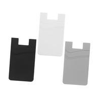 KOMBIUDA 3pièces Porte-Cartes Adhésif pour Téléphone Portable Lot pour Cartes De Crédit Visite Compatible avec Divers Modèles Design Simple Et Pratique