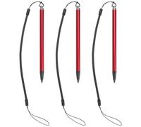 KOMBIUDA 3pièces Stylet à Pointe Fine pour Écran Tactile Résistif Stylet de Précision pour Tablettes et Écrans avec Cordon Spiralé pour Anti-Perte