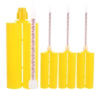 KOMBIUDA 4 Ensembles Refillable Caulk Tubes Double Sealant Tubes DIY For Home Repair And Custom Color Mixing Couleur Aléatoire