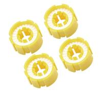 KOMBIUDA 4 Pièces Accessoire Gonfleur Automatique pour Gilet de Bobine | Pièces de Rechange Jaunes en Plastique, Déclenchement Manuel et Automatique, Sécurité de Secours