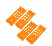 KOMBIUDA 4 Pièces Anneau De Pied De Pigeon Porte-Bande De Pigeon Voyageur Support D'anneau De Poulet Support De Bague De Formation D'oiseau Porte-Anneaux De Cuisse De Poulet Jaune Plastique