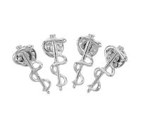 KOMBIUDA 4 Pièces Broche de Serpent Accessoire Unique pour Astrologique Animal Élégance Française pour Tenues et Événements Spéciaux