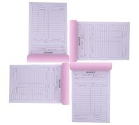 KOMBIUDA 4 Pièces Carnet de Commandes en Papier 2 Parties avec Colonnes Multiples pour Petites Entreprises, Suivi Détaillé des Ventes et Résolution des Litiges de Détail