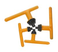 KOMBIUDA 4 pièces Clé Mandrin Perceuse Acier Ergonomique Serrage Rapide Compatible Outil de Remplacement pour Perceuse Électrique et Support de Forage