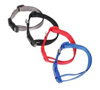 KOMBIUDA 4 Pièces Collier pour Chien en Nylon Ajustable avec Boucle de Sécurité, Bandes Réfléchissantes et Anneau, pour Promenades et Entraînement des Petits et Moyens Chiens