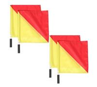 KOMBIUDA 4 Pièces Drapeaux de Signalisation Nautique Conformes aux Normes Internationales en Pvc et Tissu Clips Inox et Cordes pour Opérations Navales et Terrains D'entraînement